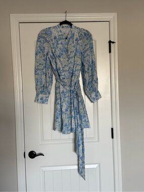 Lucy Paris Women's Floral Print Long Sleeve Dress Size M